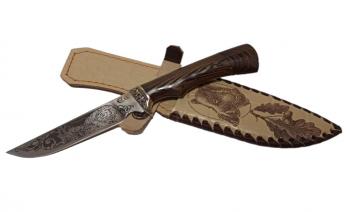 Нож 95х18 Пластун с гравировкой
