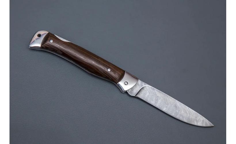 Нож складной Дамасская сталь Капрал  