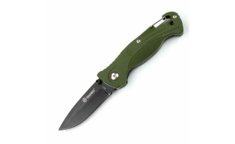 Нож складной 440 сталь Ganzo G611 зеленый
